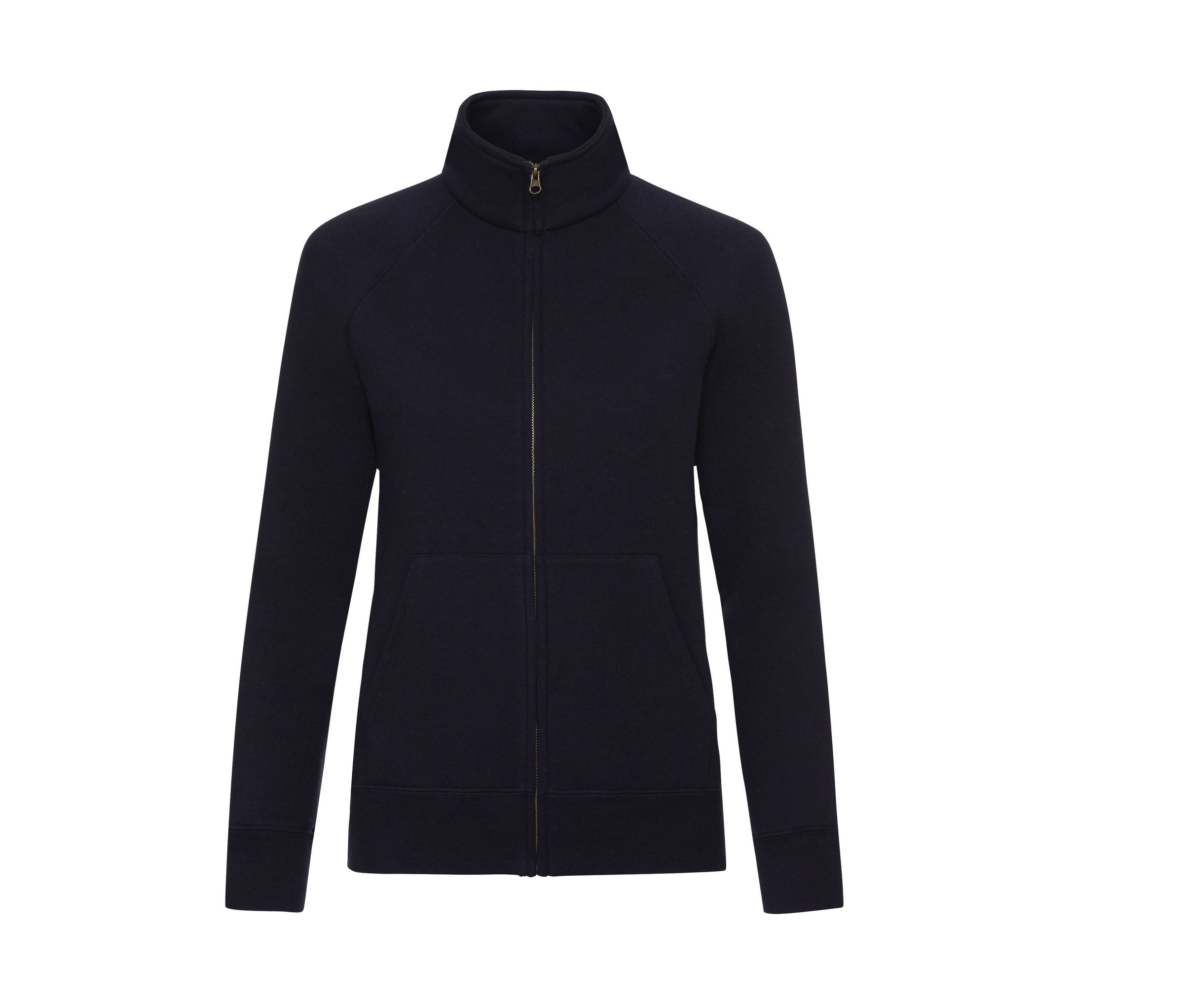 Sudadera Ladies Premium Sweat Jacket Fruit of the Loom SC366 en color deep navy