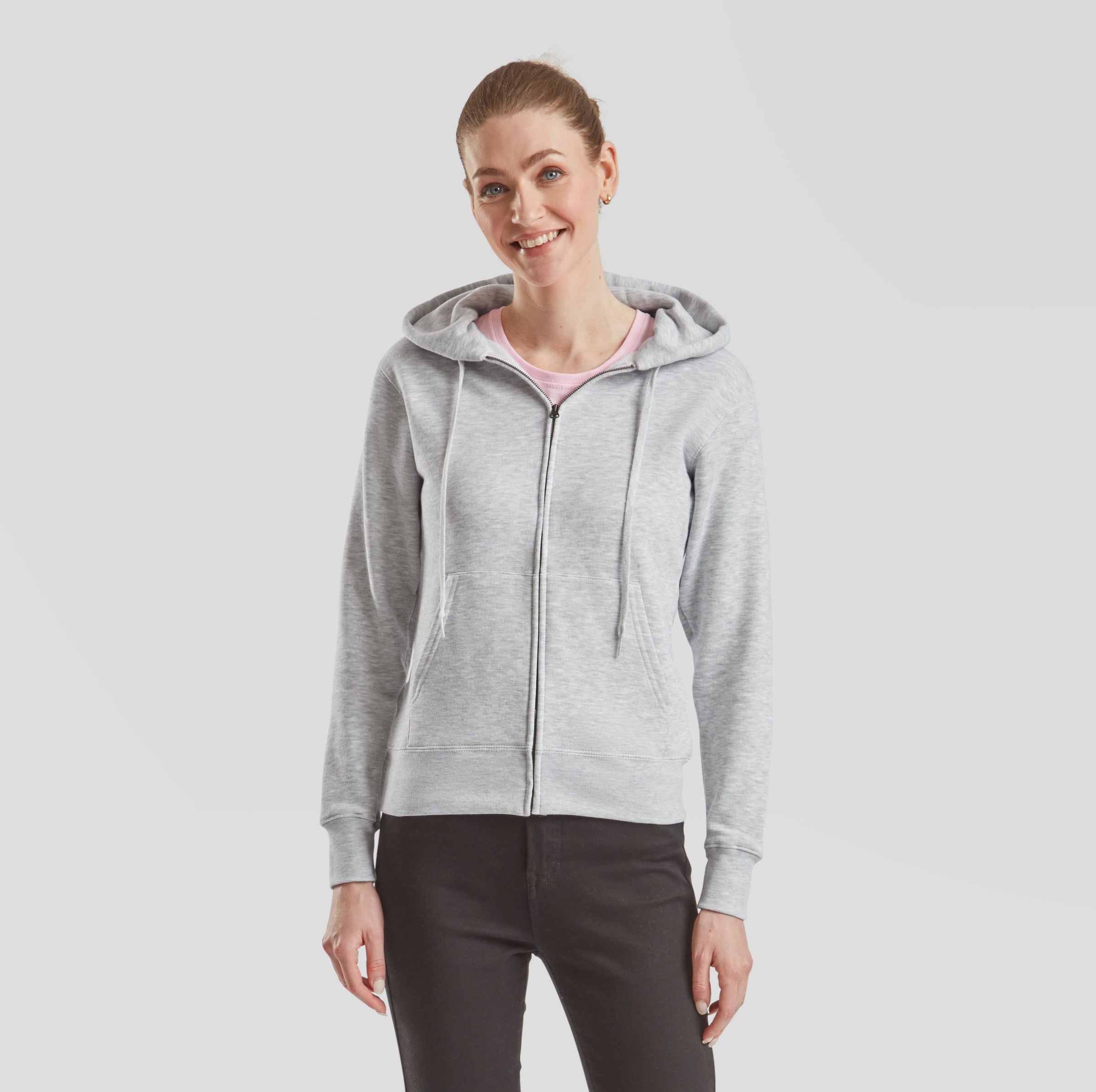 Sudadera Ladies Premium Hooded Sweat Jacket - Fruit of the Loom SC375
