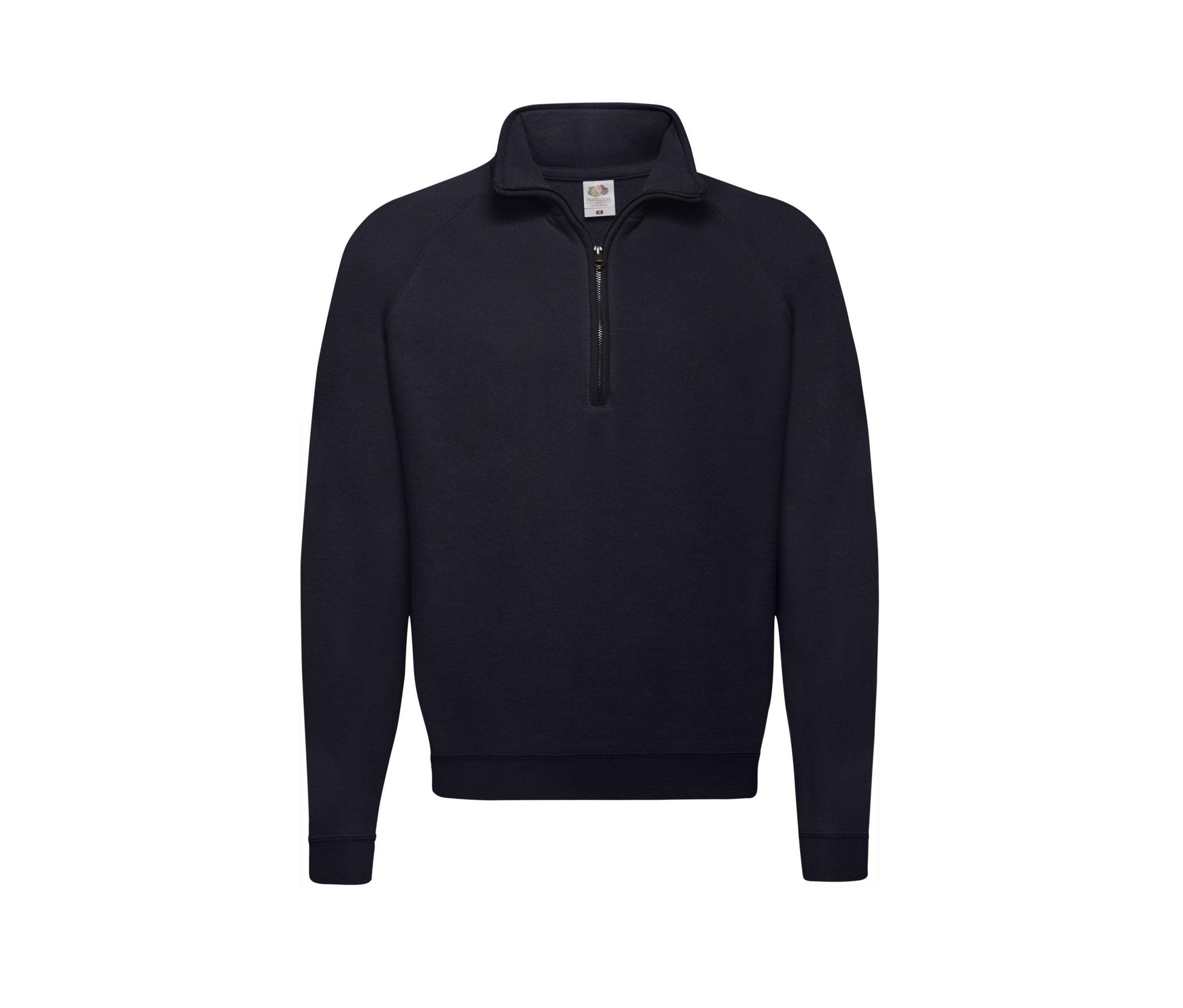Sudadera Classic ZIP Neck Sweat Fruit of the Loom SC376 en color deep navy