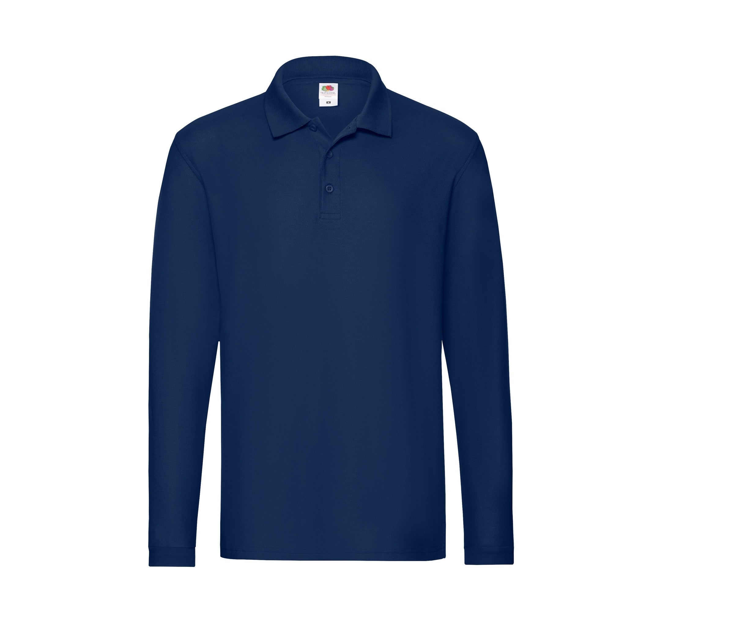 Polo Premium Long Sleeve Polo Fruit of the Loom SC384 en color navy