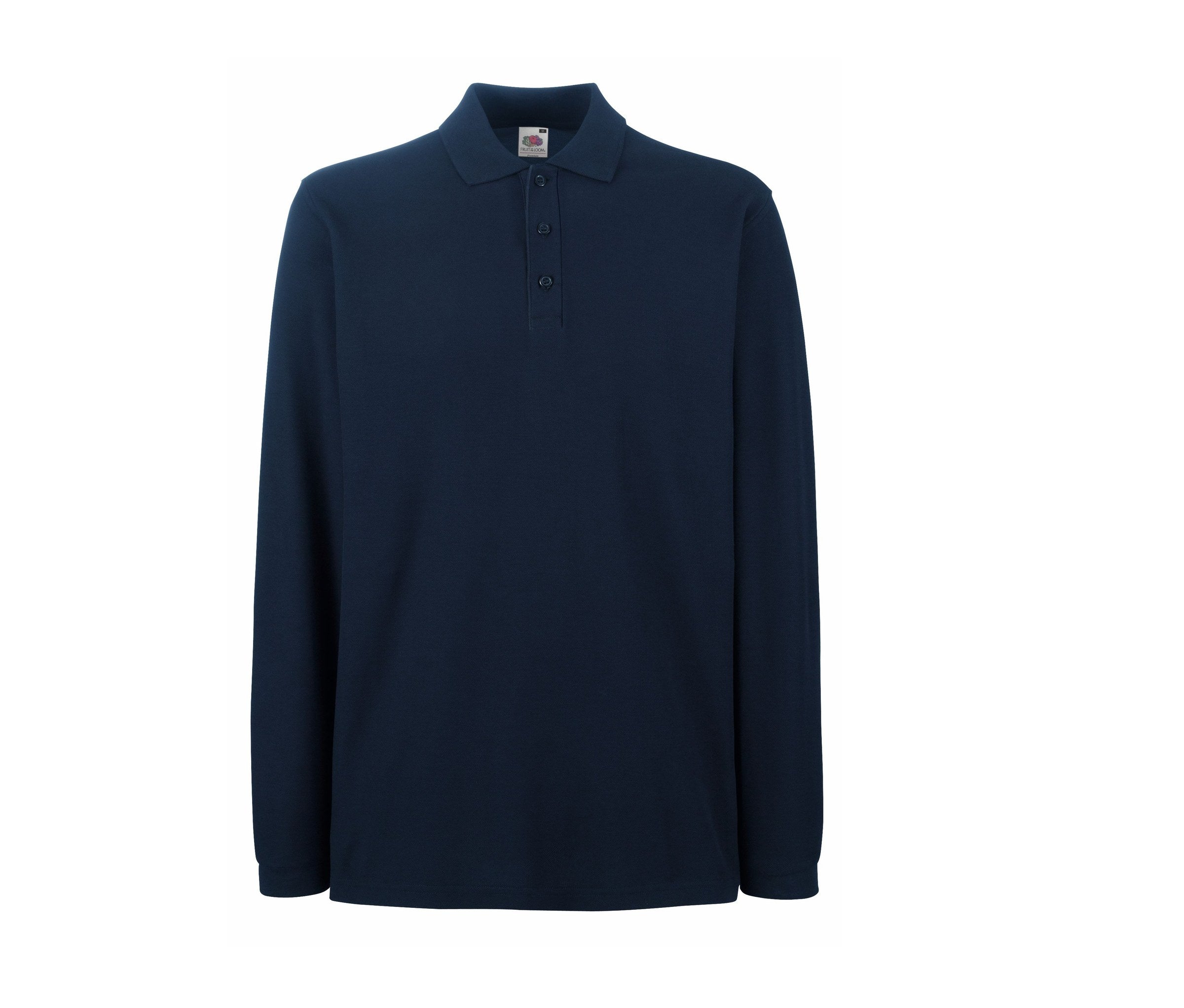 Polo Premium Long Sleeve Polo Fruit of the Loom SC384 en color deep navy