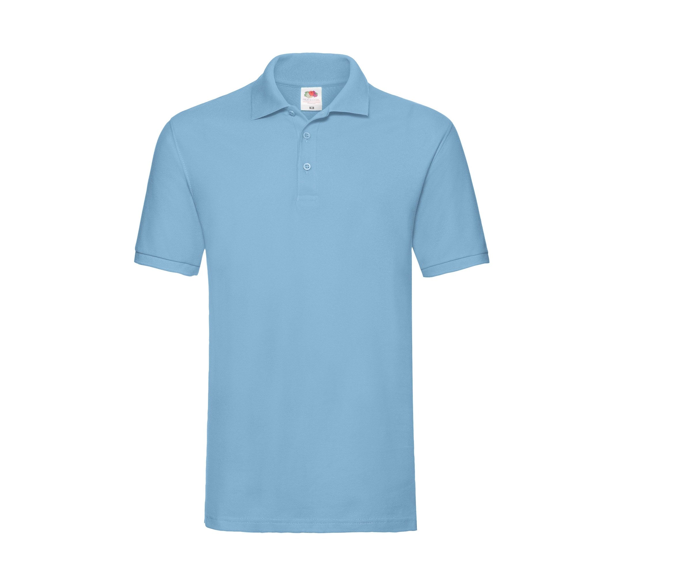 Polo Premium Polo Fruit of the Loom SC385 en color azul cielo