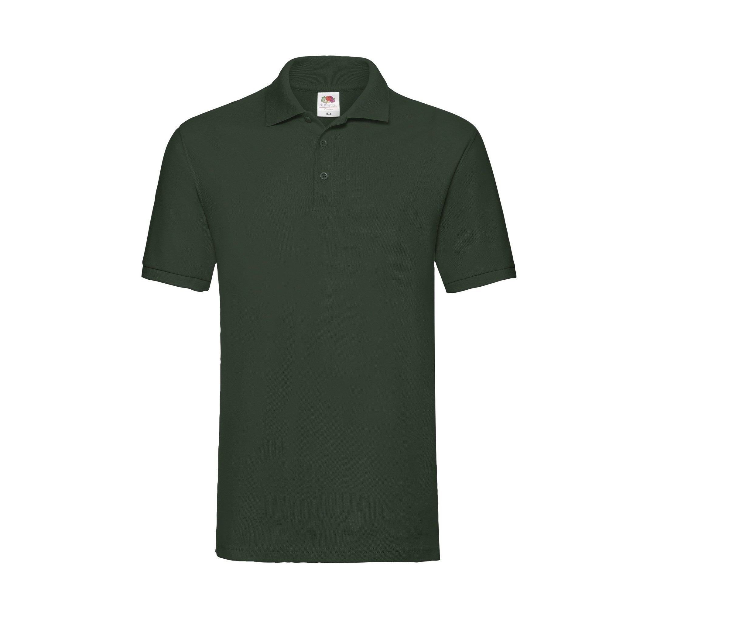 Polo Premium Polo Fruit of the Loom SC385 en color bottle green