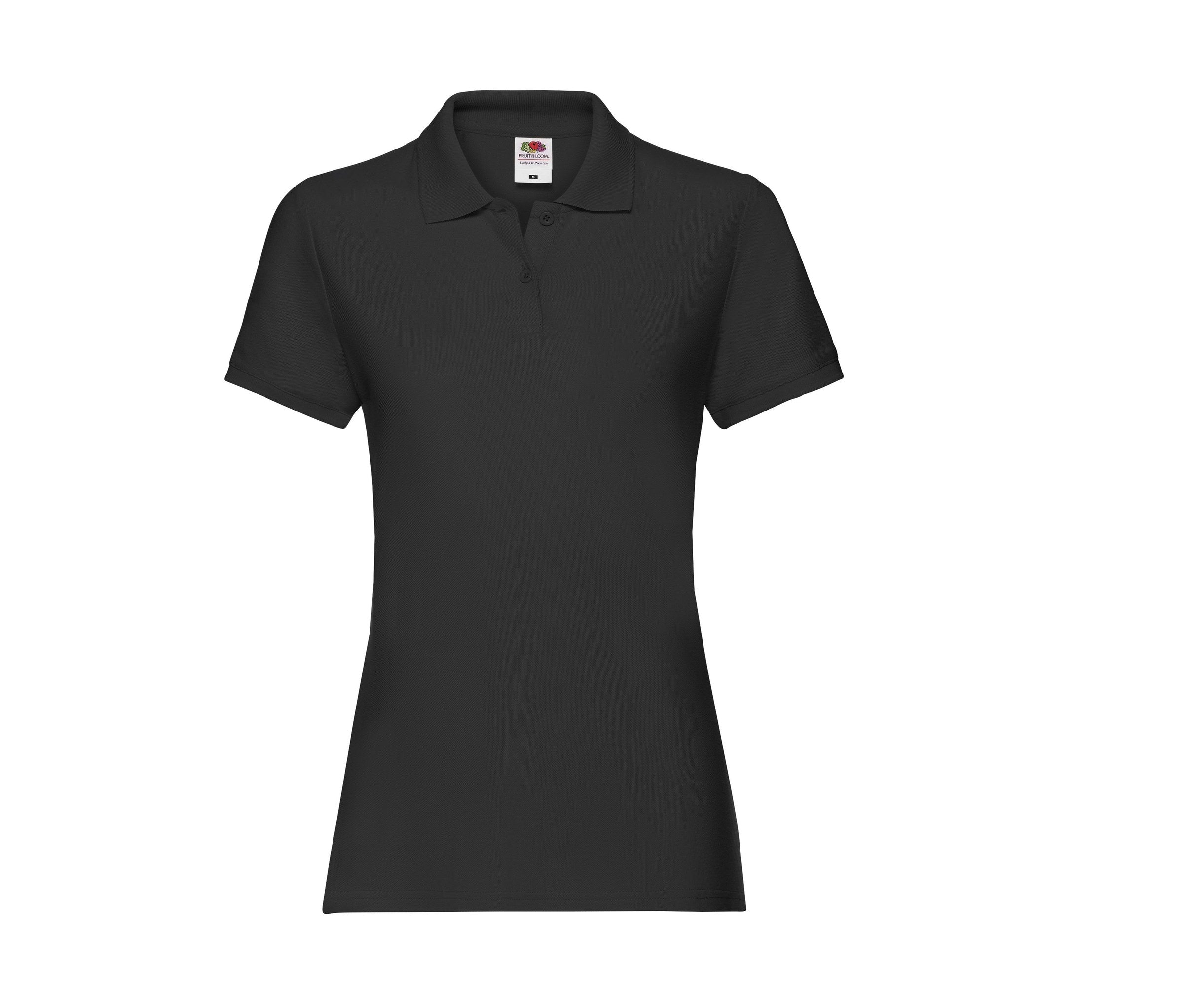 Polo Ladies Premium Polo Fruit of the Loom SC386 en color negro