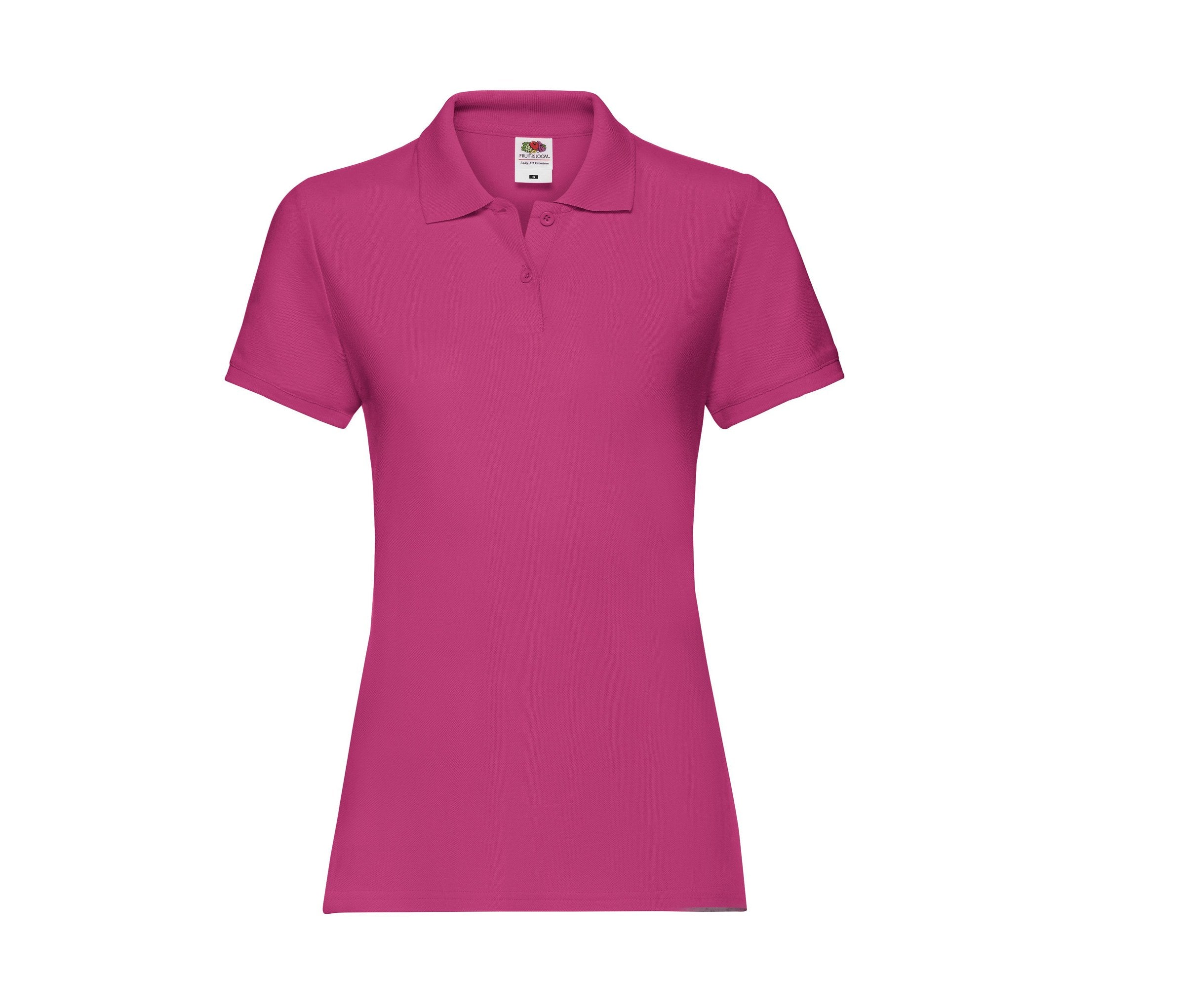 Polo Ladies Premium Polo Fruit of the Loom SC386 en color fucsia