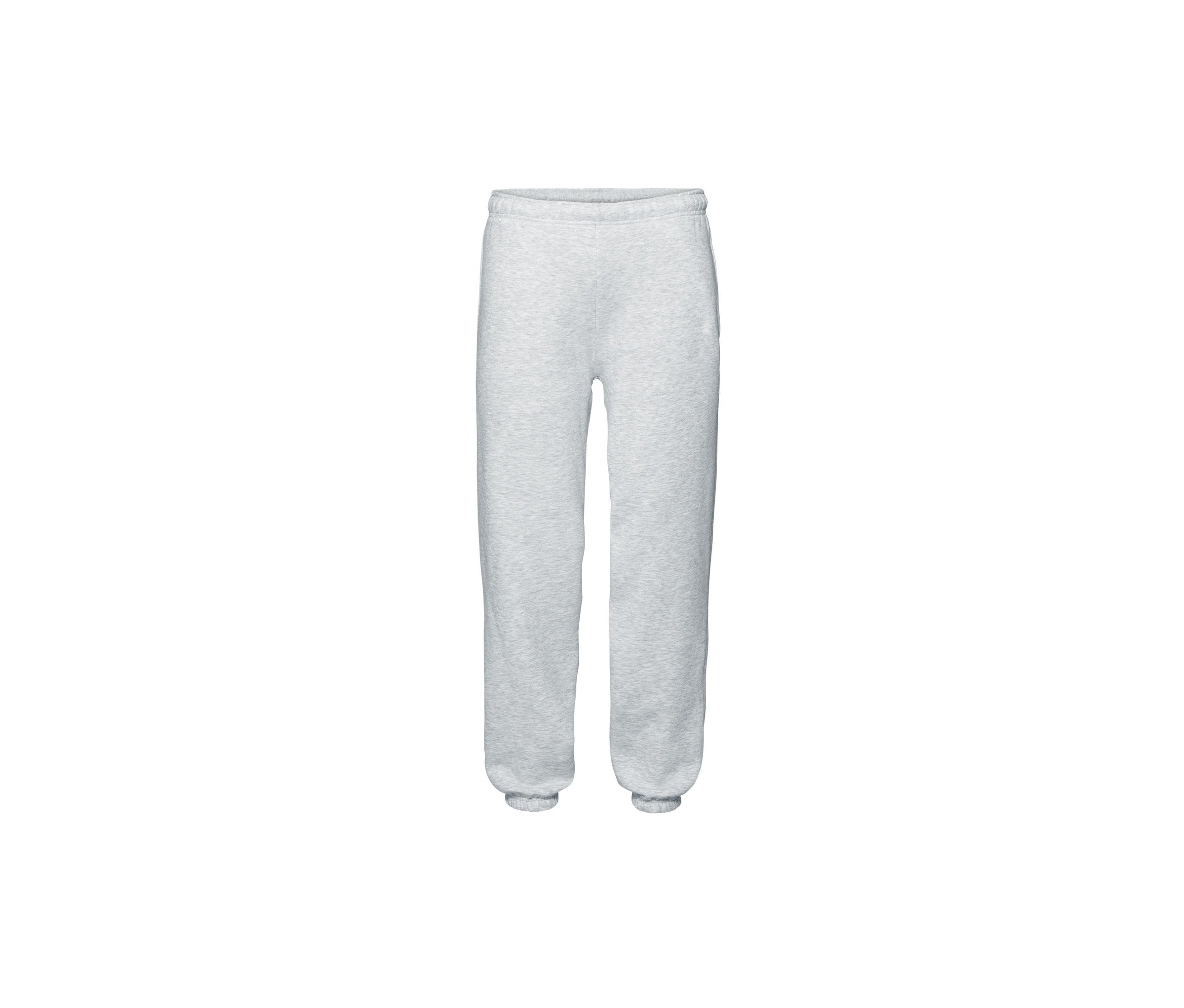 Pantalón Premium Elasticated Cuff JOG Pants Fruit of the Loom SC4040 en color gris jaspeado