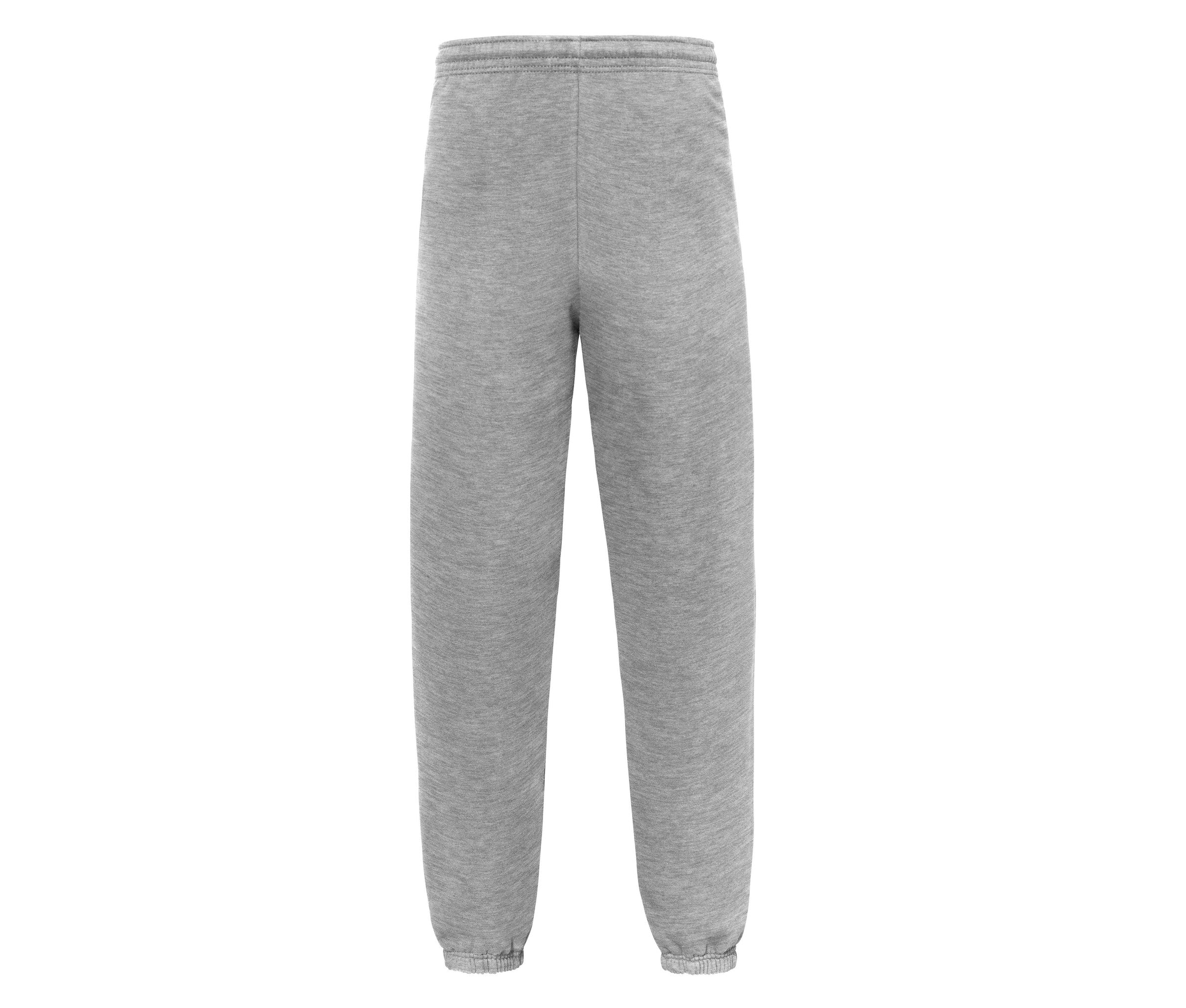 Pantalón Iconic Premium Elasticated Cuff JOG Pants Fruit of the Loom SC4056 en color athletic heather