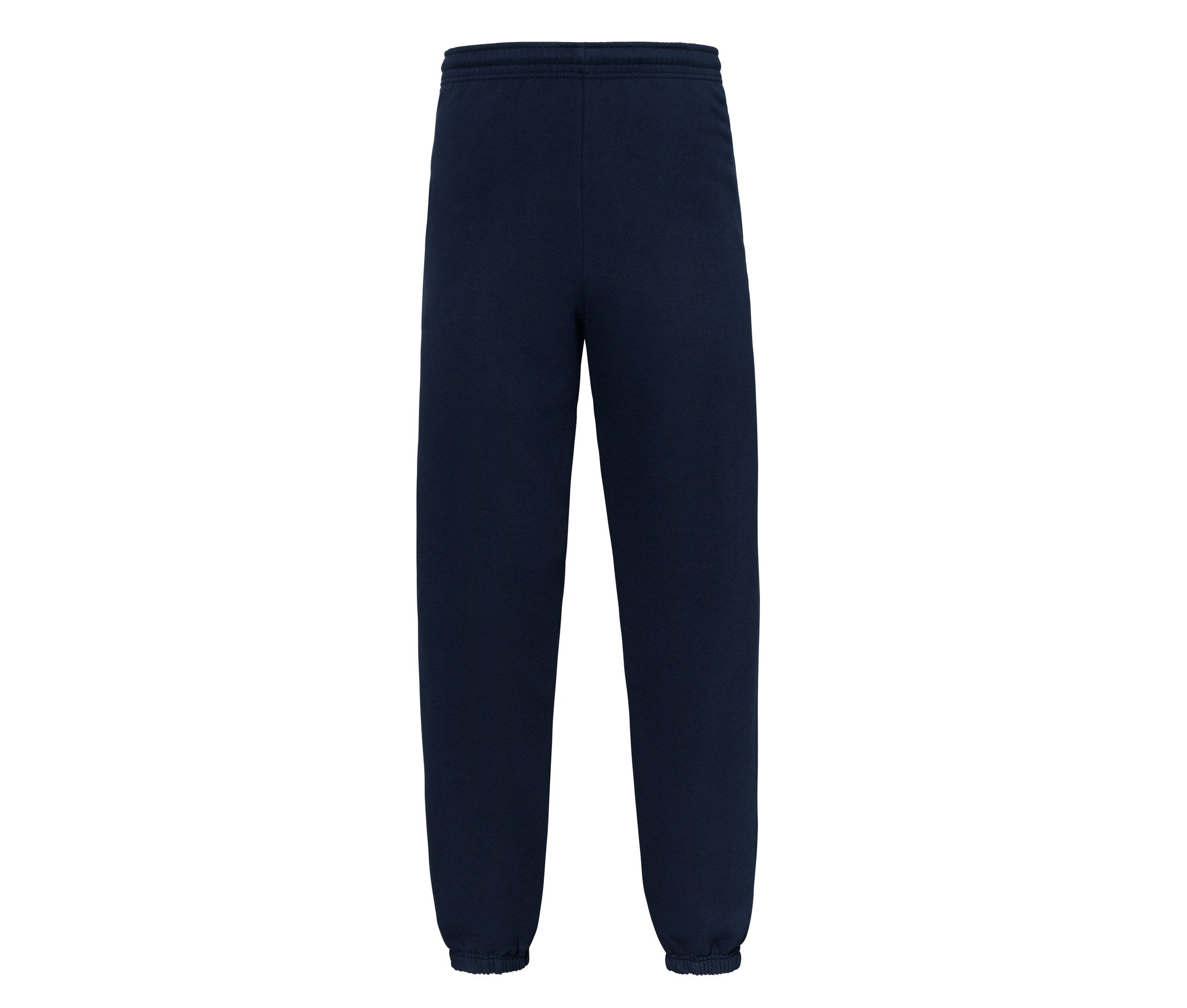 Pantalón Iconic Premium Elasticated Cuff JOG Pants Fruit of the Loom SC4056 en color deep navy
