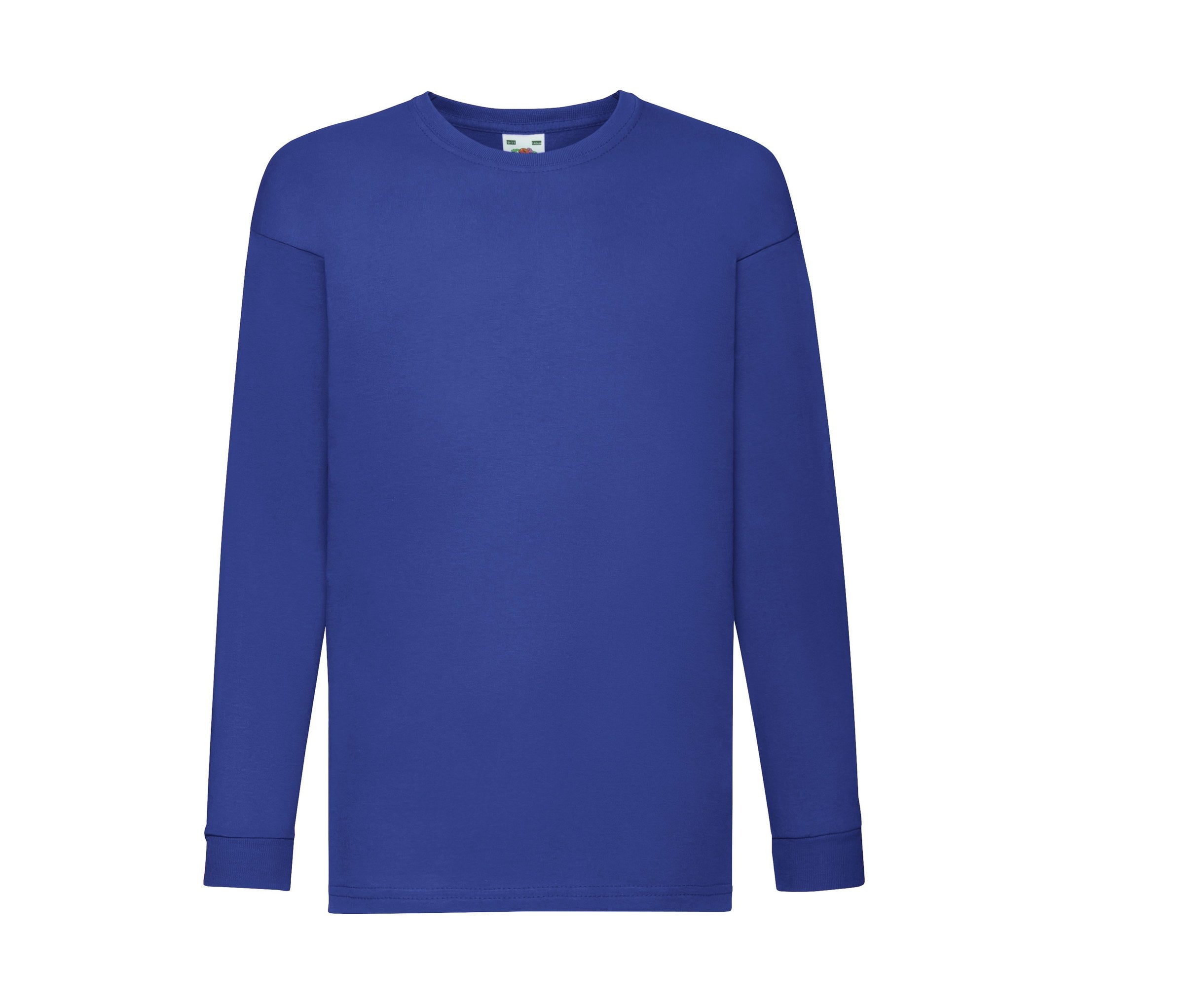 Camiseta Kids Valueweight Long Sleeve Fruit of the Loom SC6107 en color azul real