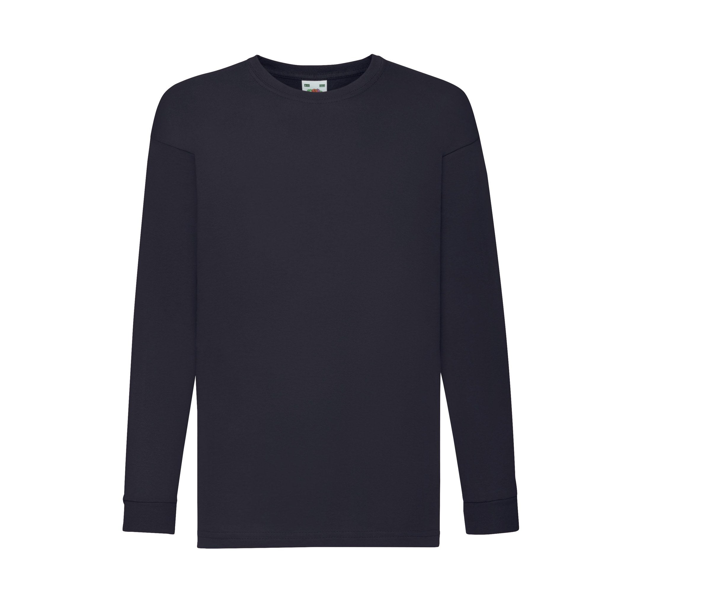 Camiseta Kids Valueweight Long Sleeve Fruit of the Loom SC6107 en color deep navy