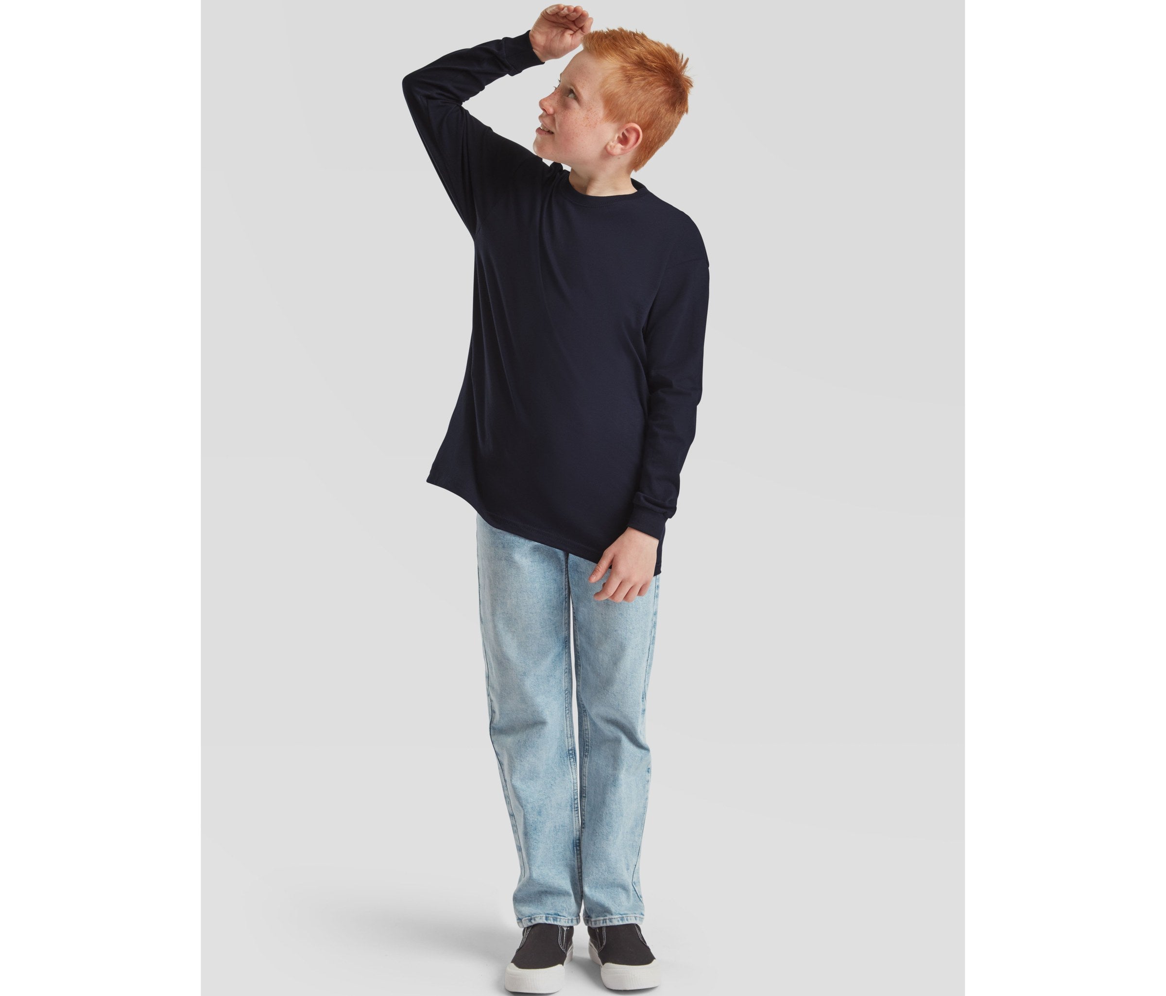 Camiseta Kids Valueweight Long Sleeve - Fruit of the Loom SC6107