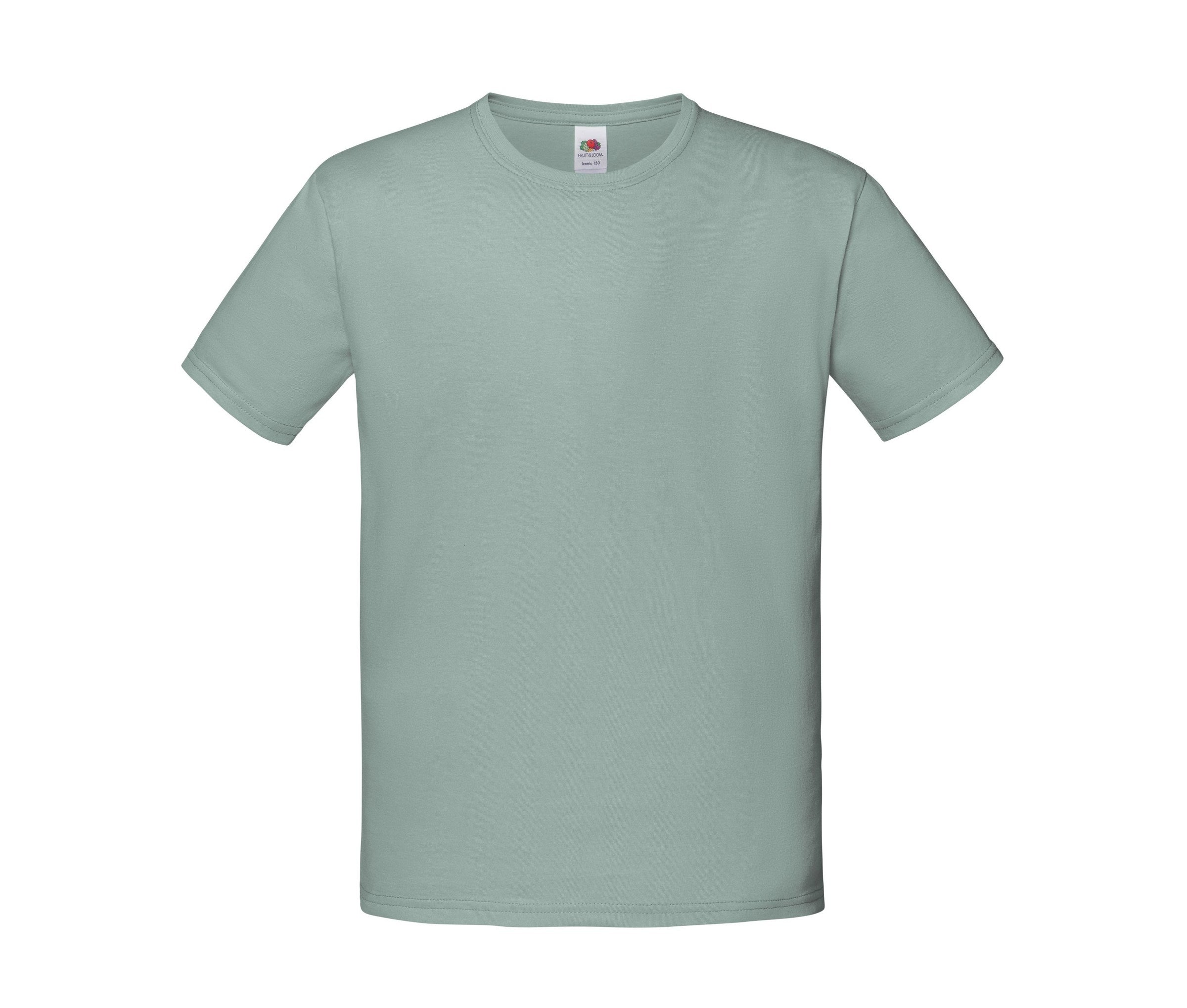 Camiseta Kids Iconic 150 Fruit of the Loom SC6123 en color sage