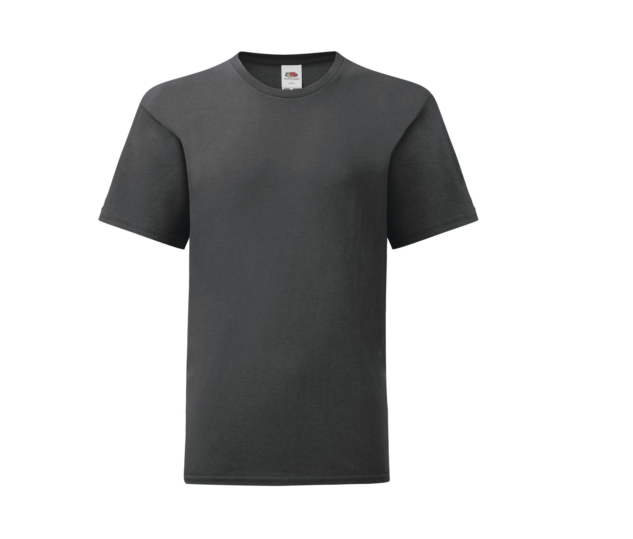 Camiseta Kids Iconic 150 Fruit of the Loom SC6123 en color graphite grey