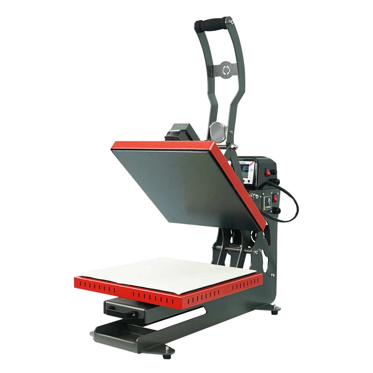 Plancha transfer doble resistencia DH-38, vista angular