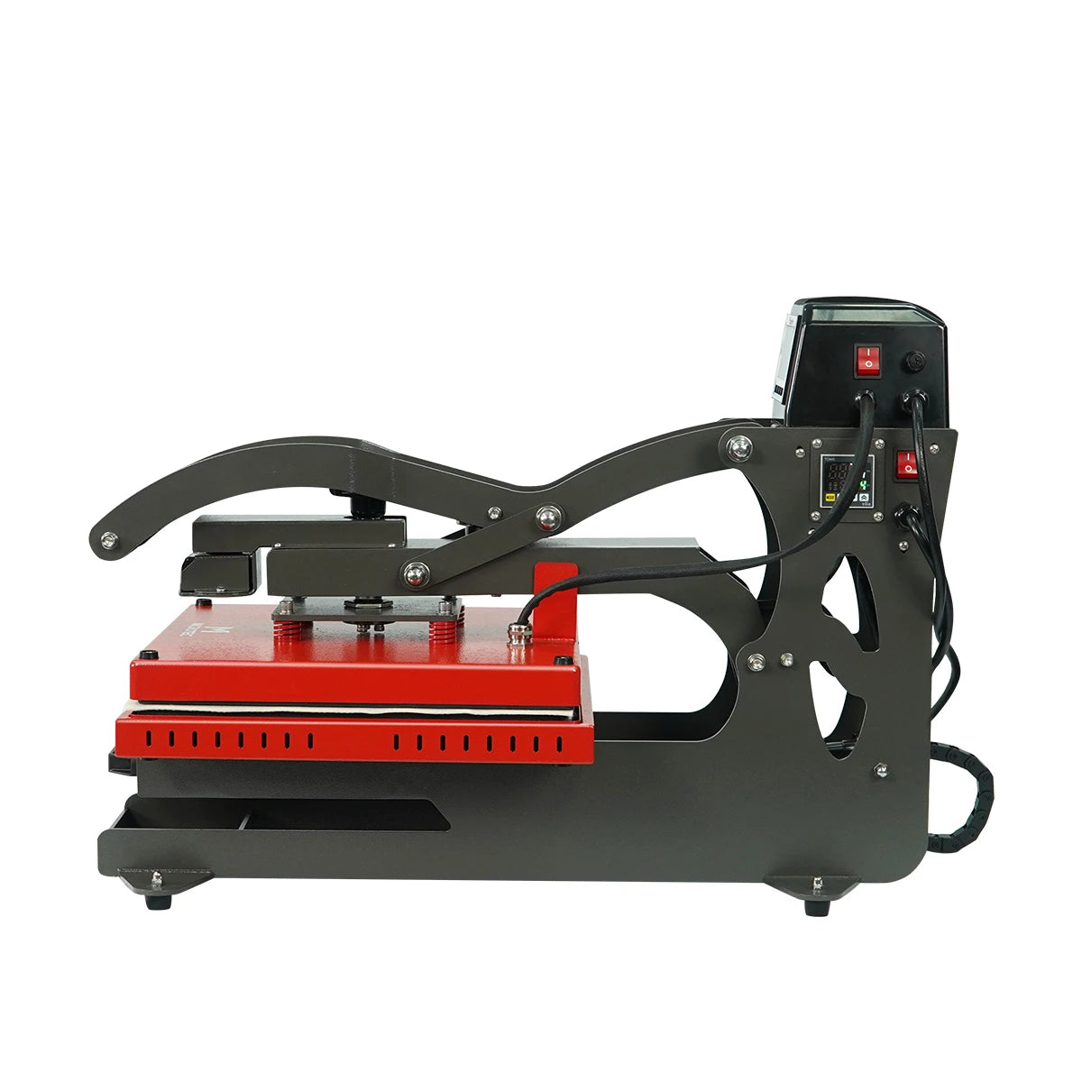 Plancha transfer doble plato calefactor DH-38 cerrada