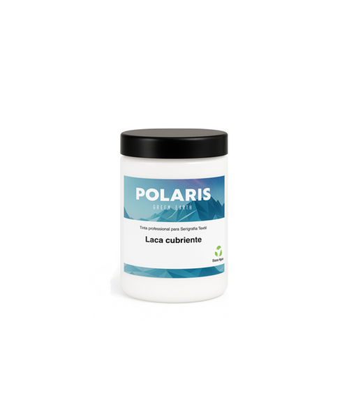 Blanco Polaris PO (Antiguo Blanco Nieve) 1Kg Tintas textiles sostenibles para serigrafía