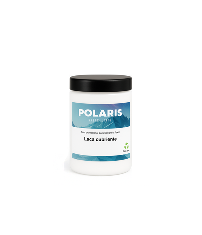 Blanco Polaris PO (Antiguo Blanco Nieve) 1Kg Tintas textiles sostenibles para serigrafía