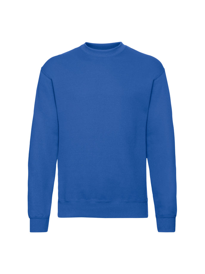 Felpa Sudadera Azul Rey Hoodie Without Hood Fruit Of The Loom