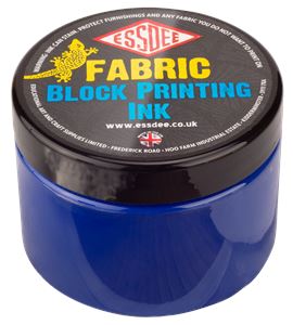 Tinta para estampado textil essdee 150 ml azul