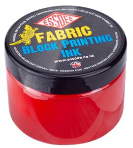 Tinta para estampado textil essdee 150 ml rojo